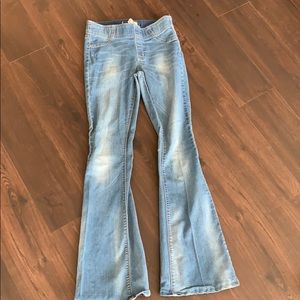 Free People Penny Pull-On Flare Jeans